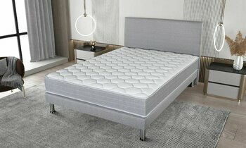 Pack lit, tête de lit et matelas Madère