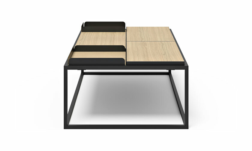 Table basse Douro mixte les styles moderne et rtro