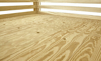 Sommier parquet 200x200 bois