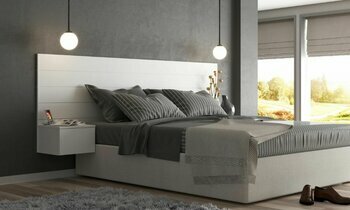 Tte de lit Saguaro blanche