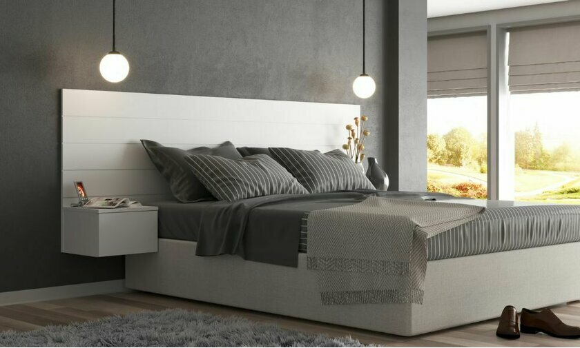 Tte de lit Saguaro blanche