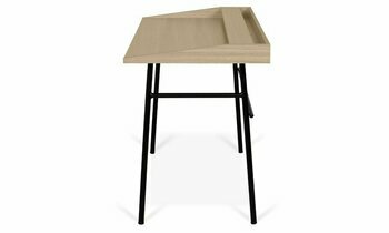 Bureau Ply avec espace de rangement vertical