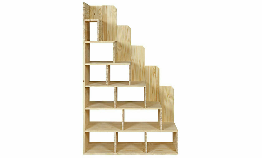 Niches de rangement de l'escalier pour lit mezzanine Palomar