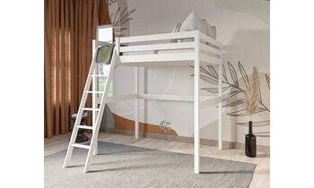 Pack lit mezzanine 2 places Ted + matelas
