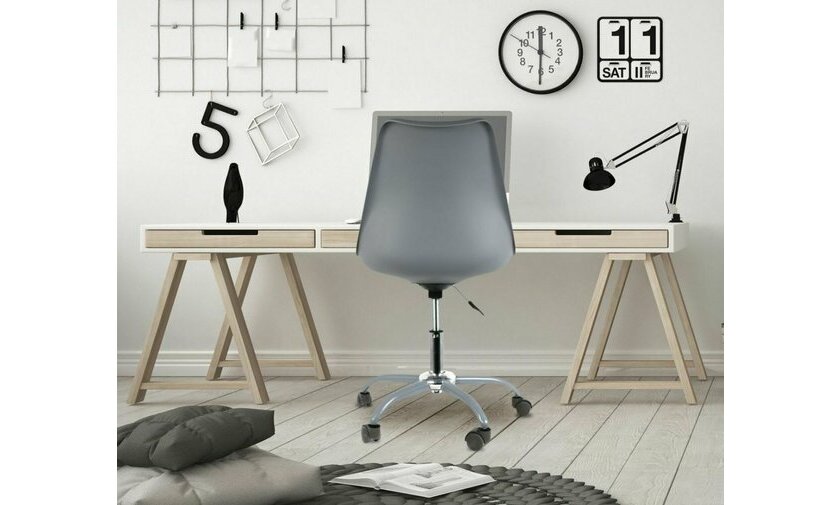 Chaise de bureau grise