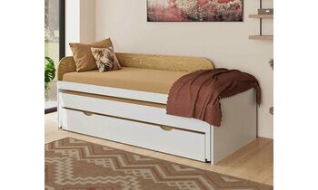 Lit banquette gigogne avec tiroir Ludlow