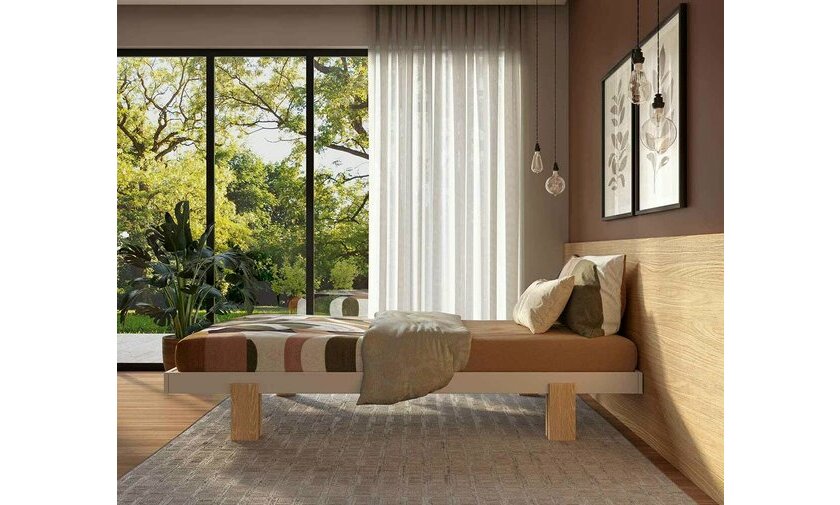 Lit gigogne vue de ct double couchage