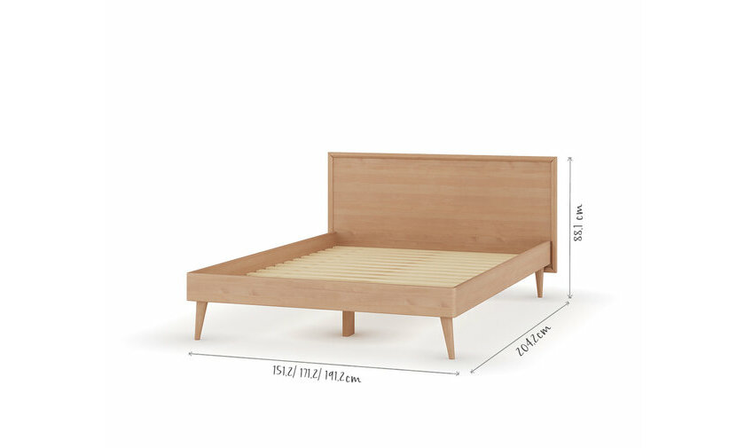 Dimensions du lit 2 places Galiote