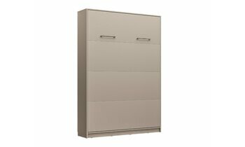 Lit escamotable Helios deux places taupe ferm