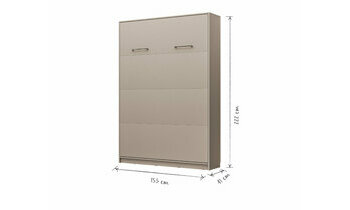 Dimensions lit escamotable ferm