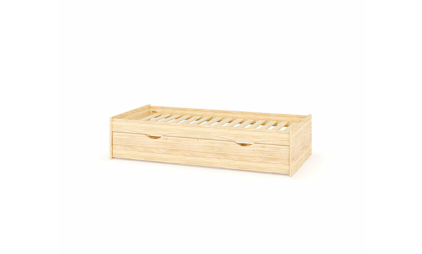 Lit Rokka avec sommier gigogne inclus