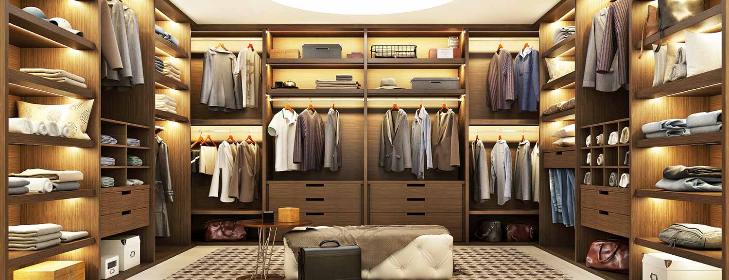 Dressing avec rangements